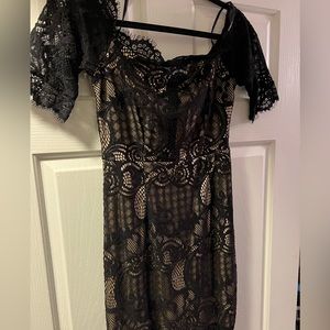 Black lace forever21 dress